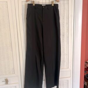 Kule cotton blend Pant Black NWOT wide Leg size 6